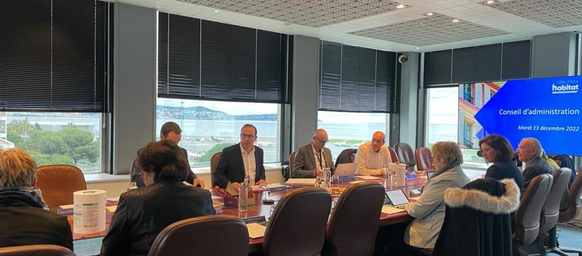 Dernier Conseil d'administration de l'année pour Côte d'Azur Habitat